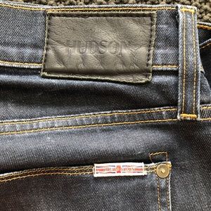 Hudson Byron Straight Leg Blue Jeans